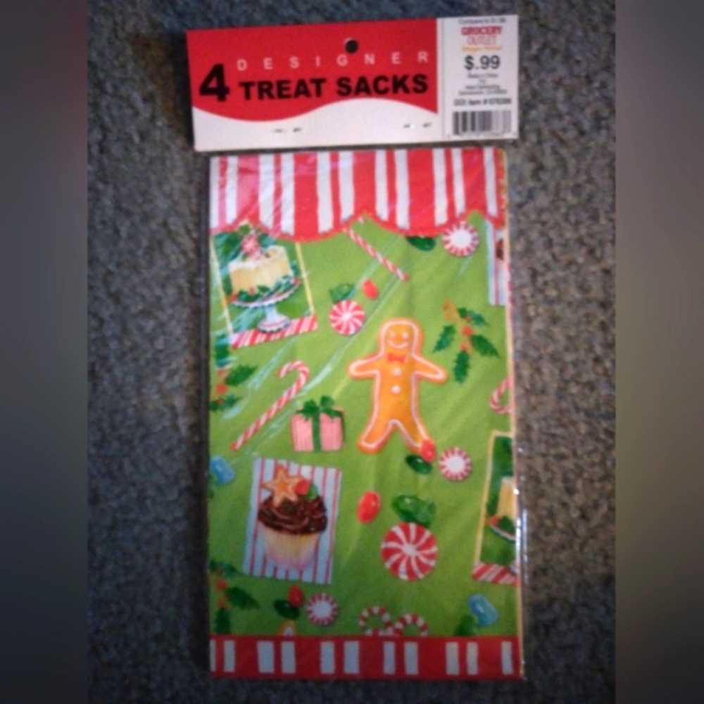 Vintage grocery outlet designer treat sacks